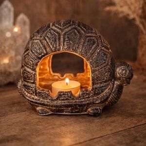 1970’s vintage boho turtle tea light holder
MystikalMu 🐢
